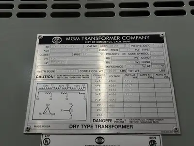 Used MGM AC374-U0403 Transformers British Columbia CA | Lenmark #265904