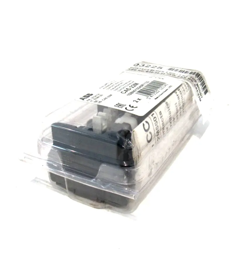 2 NEW ABB CA5-22M CONTACT BLOCK 1SBN010040R1122 CA522M
