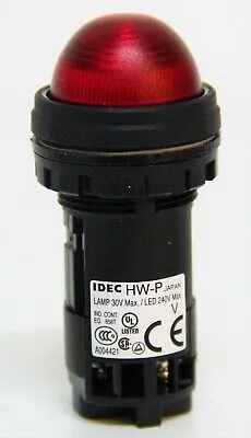 IDEC HW1P-2FQD-S-24V HW1P-2FQD-R-24V Panel Indicators & Lamps | ANACAPA EQUIPMENT BROKERS, INC (3)