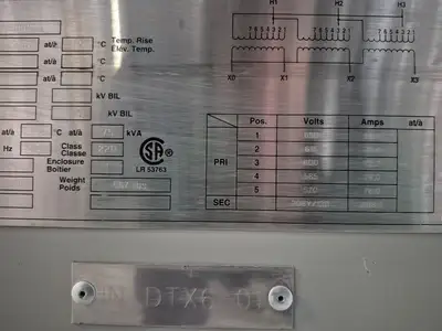 Used DELTA EVI CDTC0075-S001525 Transformers British Columbia CA | Lenmark #409051