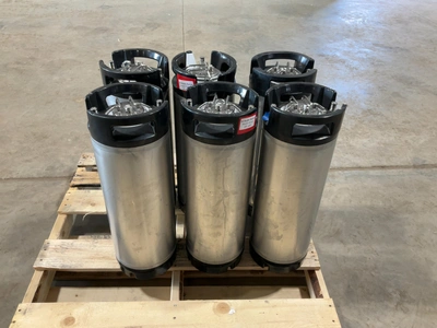 Used LOT OF (6) 5 GALLON TORPEDO KEGS Beer Equipment Michigan US | Miedema Asset Management Group #1580113