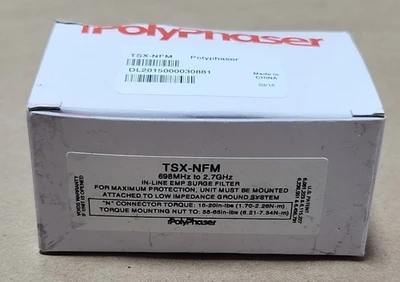 NEW POLYPHASER TSX-NFM