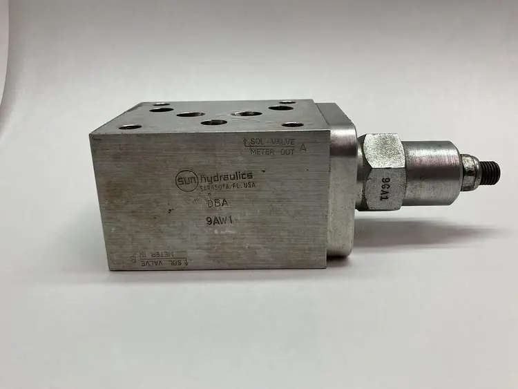 Used SUN HYDRAULICS DBA-9AW1 Pump & Valve Parts Ohio US | Surplus Asset Holdings #1238496