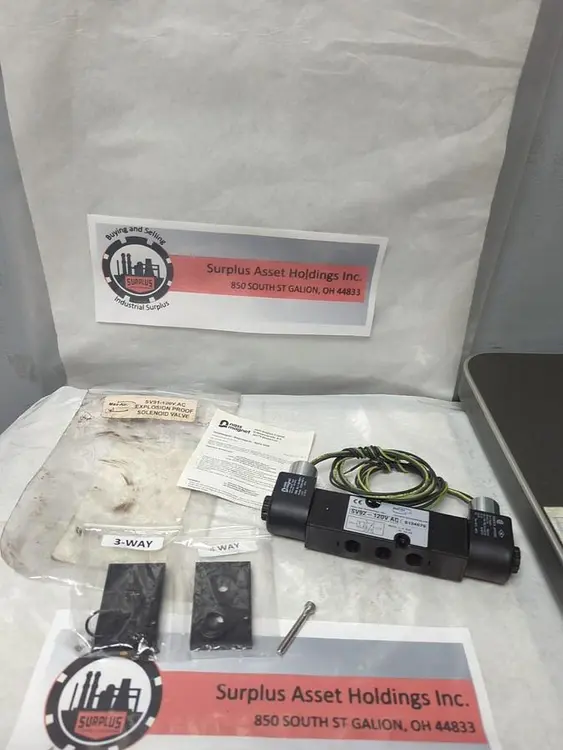 New | in-Stock MAX-AIR SV92-120V AC S134679 Solenoid Valves Ohio US | Surplus Asset Holdings #1246369