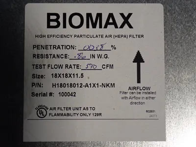 USED BIOMAX H18018012A1X1NKM