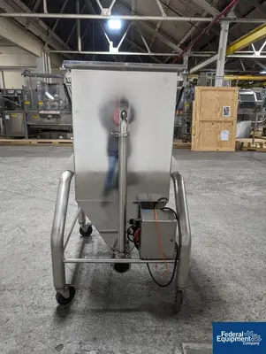 N/A Portable Stainless Steel Powder Bin