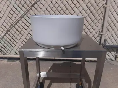 USED COORS PORCELAIN FUNNEL 60296 & PLATE 60266