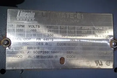 USED LINCOLN SD2P250TS64Y