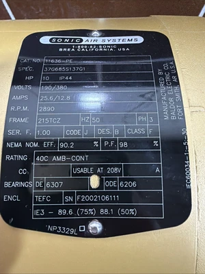 NEW Baldor 37G685S137G1