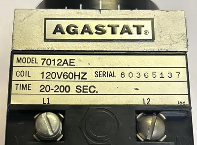 Used AGASTAT 7012AE Miscellaneous Equipment (Electrical & Power) | Surplus Asset Holdings #1190294