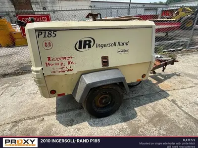 Used 2010 INGERSOLL-RAND P185 Air Compressors, Portable New Jersey US | Proxy Equipment #1384927
