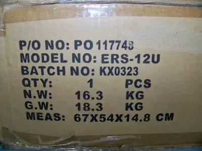 Auray ERS-12U 12-Space Steel Equipment Rack with 3" Locking Casters - NEW IN BOX