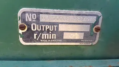 USED LISTER HR-2 NATURAL GAS ENGINE