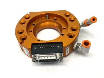 Used ATI Robotic Tool Changer 1/8" NPT Ports w/ D15T Female Connector 15-P Tool Changers Michigan US | Maverick Industrial Sales #1393067