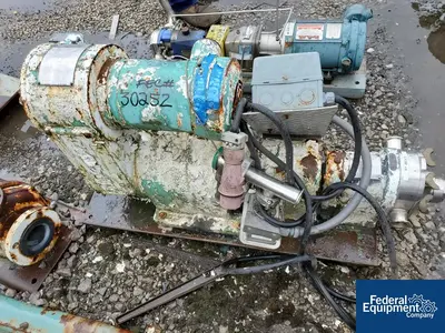 USED Waukesha Cherry-Burrell 1.5" WAUKESHA ROTARY LOBE PUMP, S/S, 2 HP