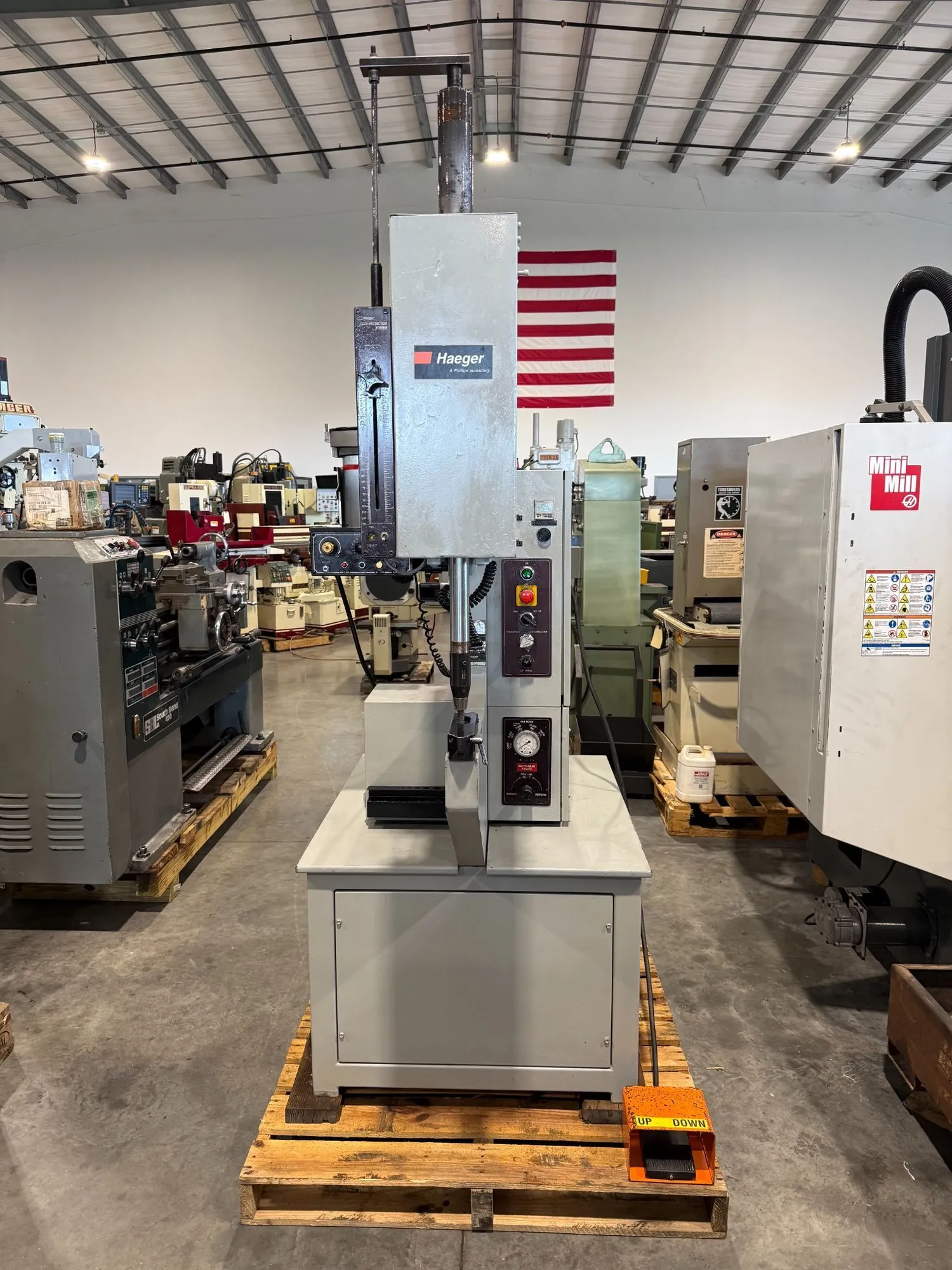HAEGER 824 8 Ton Hydraulic Insertion Press USA #8454