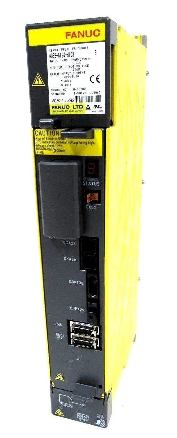 USED FANUC A06B-6124-H103 SERVO AMPLIFIER A06B6124H103-B