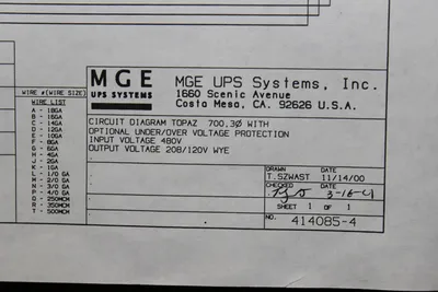 USED MGE TDL-225K-6