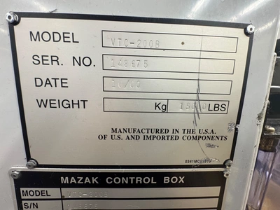MAZAK VTC-200B Vertical Machining Centers | Accurate Machine Repair (3)