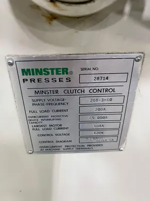 USED MINSTER PM3-125