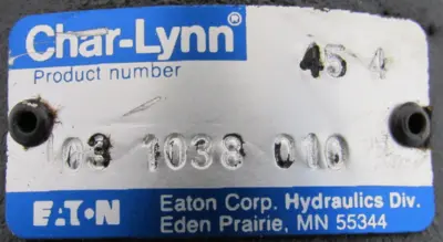 NEW EATON CHAR-LYNN 103-1038-010 HYDRAULIC MOTOR 1031038010