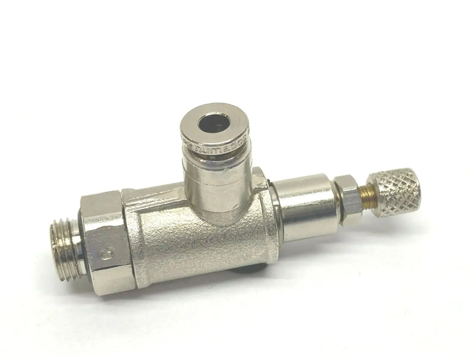 Used Numatics Pneumatic Flow Control 1/4" Male x 5/32" PTC Valves/Fittings Michigan US | Maverick Industrial Sales #1401382