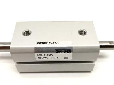 CQSWB12-25D | SMC  Compact Double Rod Cylinder 12mm Bore 25mm Stroke - New Other