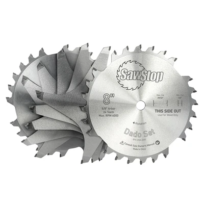 8â Premium Dado Set