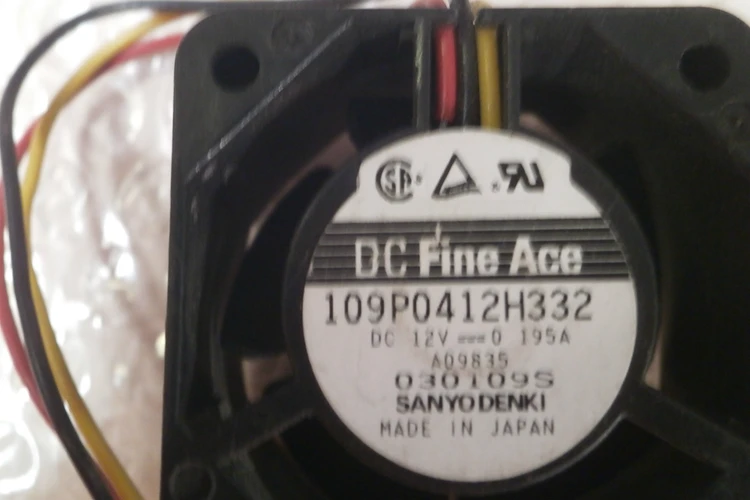 Used Sanyo Denki 109P0412H332 Electronic Component Fans Arizona US | ASSET CONVERSION SPECIALISTS, INC. #311989