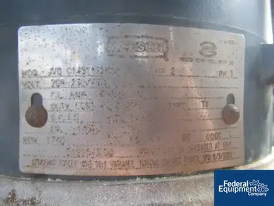 USED Pfaudler 100 Gal Pfaudler Reactor, Nickel 200, 100/35#
