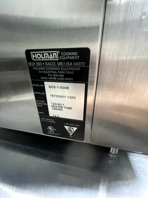 72-0390 Holman QCS-1-500B Conveyor Toaster