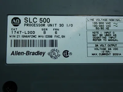 Used ALLEN BRADLEY 1747L30D Input / Output Modules | HGR 24 #733362