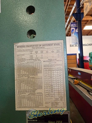 Used BETENBENDER 6-50T Press Brakes California US | Sterling Machinery Exchange #1465708