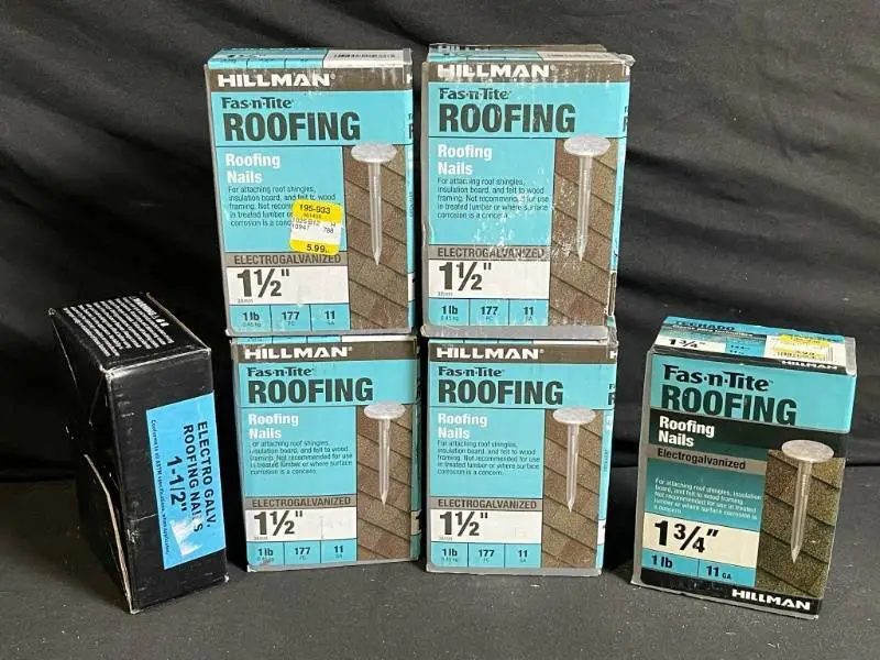 Hillman Fas-n-Tite Roofing Nails - 1-1/2in 11GA Electrogalvanized