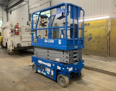 Used 2020 GENIE GS-1930 ELECTRIC SCISSOR LIFT Scissor Lifters Alberta CA | Adcock Equipment #1498444