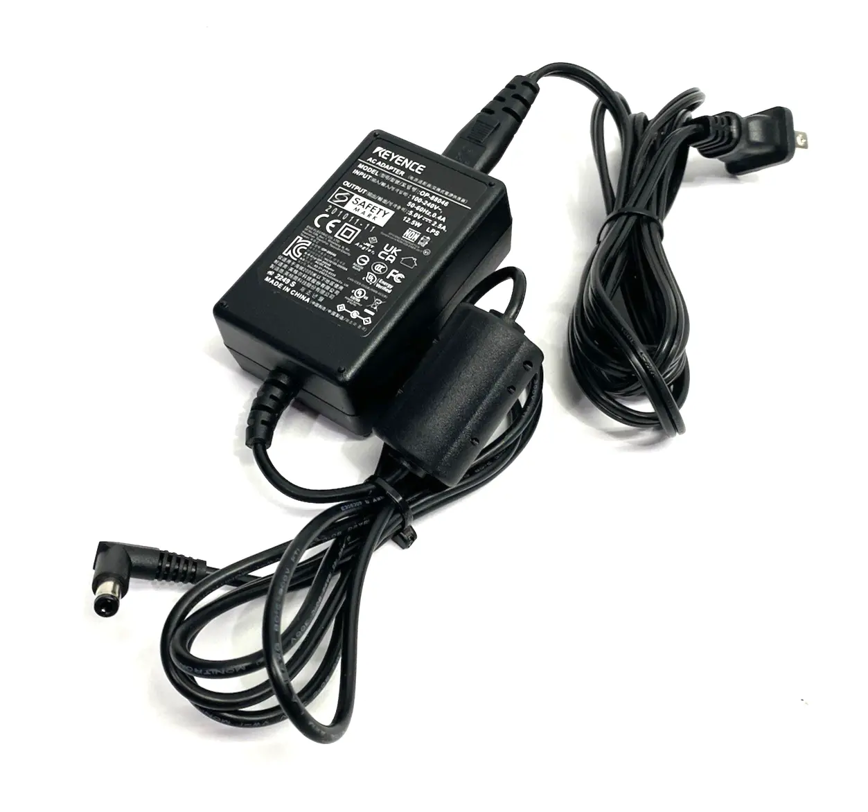 OP-88046 | Keyence  Code Reader AC Adapter 100-240V 0.4A - Used