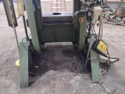 80 TON ROUSSELLE MODEL #8B-48 GAP FRAME PUNCH STAMPING PRESS, 6" STROKE: STOCK #20727