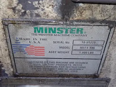 USED MINSTER MEF414S