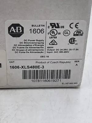 New | in-Stock ALLEN-BRADLEY ALLEN-BRADLEY 1606-XLS480E-3 SER A Misc Electrical & Power Parts | ND Industrial Surplus #1214366