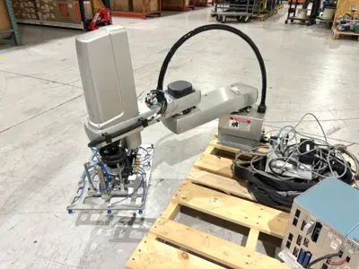 Used Yamaha High Speed Scara Robot & Controller Pick & Place Machines Michigan US | Maverick Industrial Sales #1401320