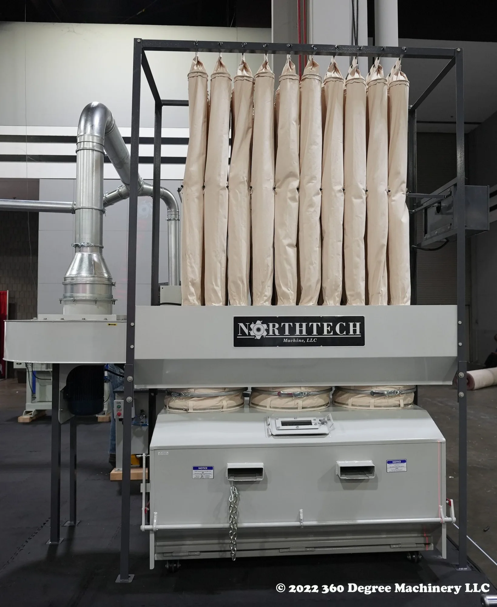 Northtech NT-DCSS Series 5-15 HP SOFT SOUND DUST COLLECTOR