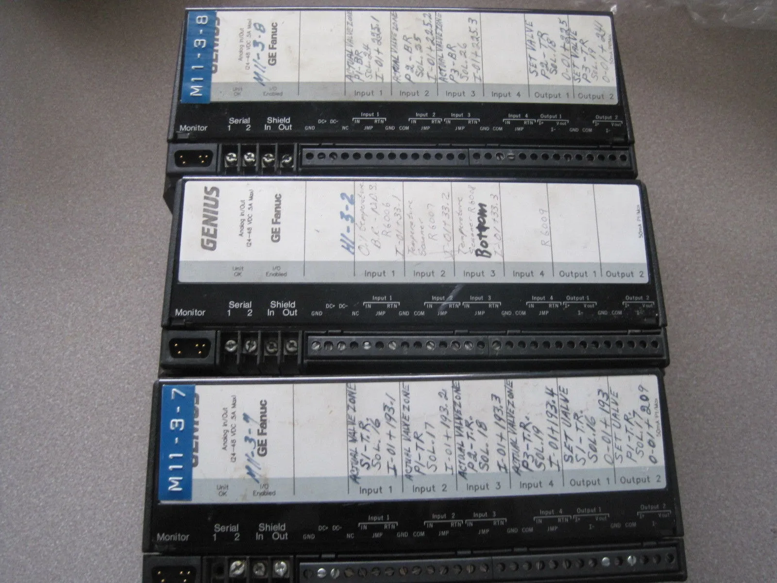 3 USED GE FANUC IC660ELA020A ANALOG BLOCKS