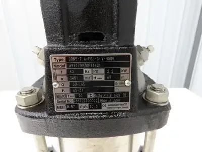Grundfos CRN5-7 A-FGJ-G-V-HQQV Inline Centrifugal Pump 1-1/4" Flanged 230/460V
