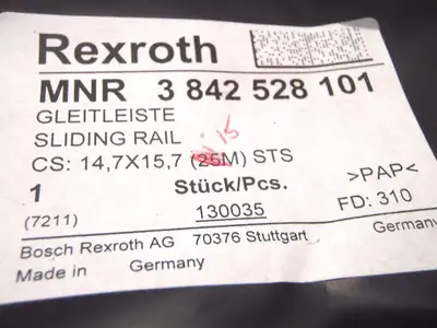 New | in-Stock Rexroth Sliding Rail 14,7 X 15,7 STS PLC Processors Michigan US | Maverick Industrial Sales #1398537