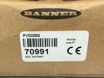 New | in-Stock BANNER PVD225Q Photoelectric Sensors Ohio US | HGR 24 #1314156