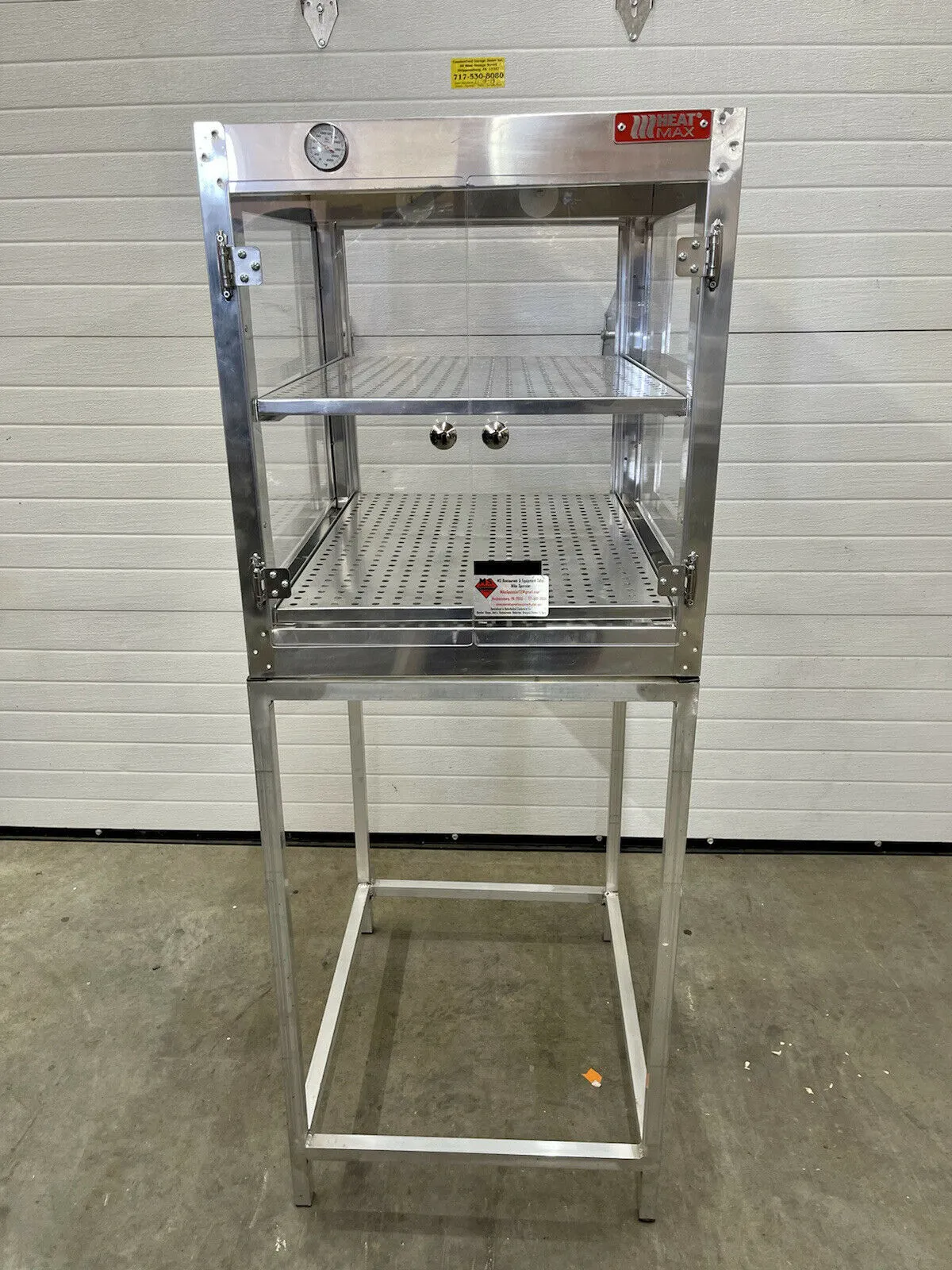 HeatMax 222725 Bread Warmer Display w/ Stand Tested and Working!