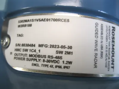 New | in-Stock Rosemount 5302 MA1S1V5AE01700RCE5W3R8188 Sensors New Hampshire US | Bitter End Trading #1452787