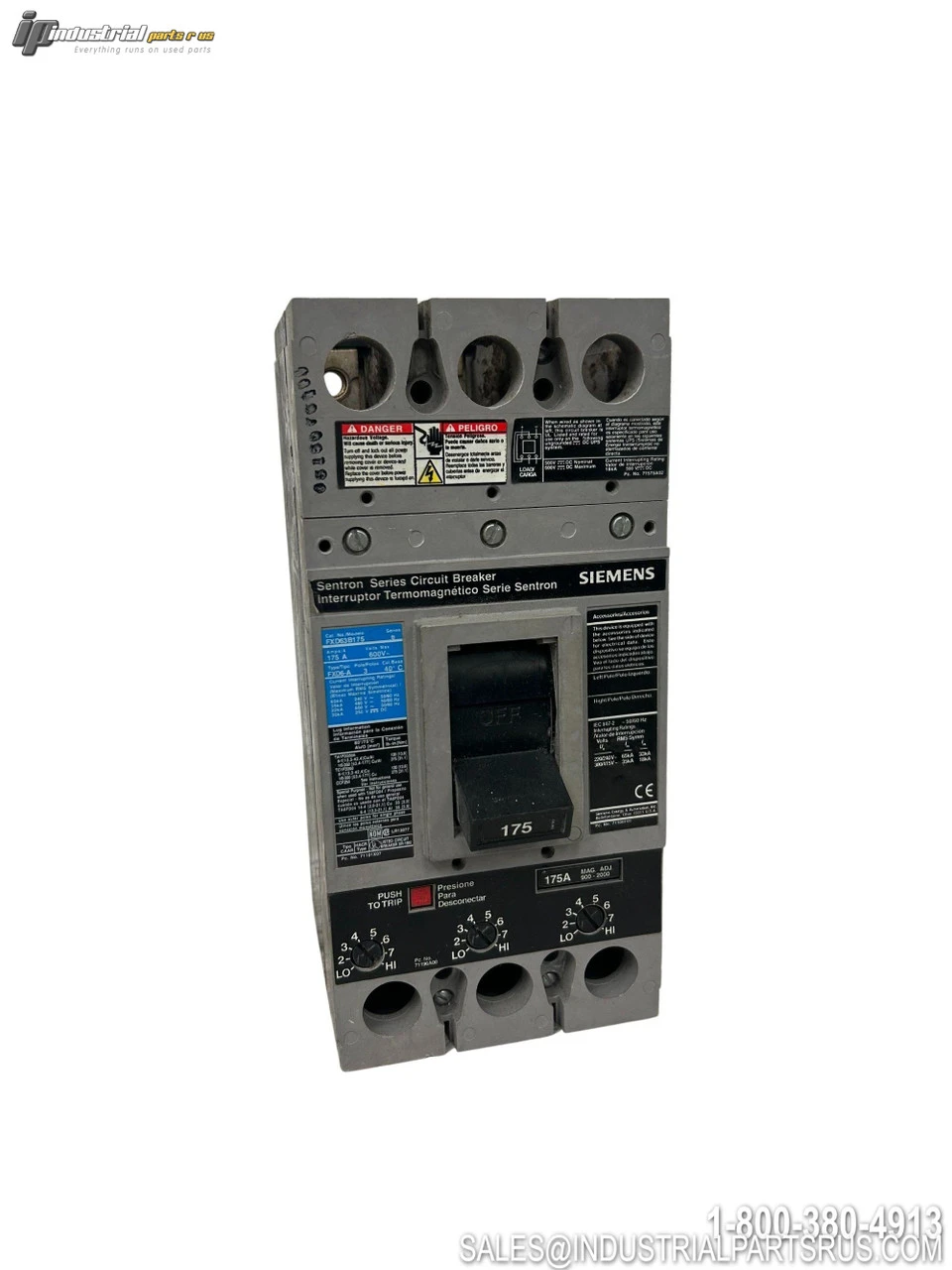 USED SIEMENS FXD63B175