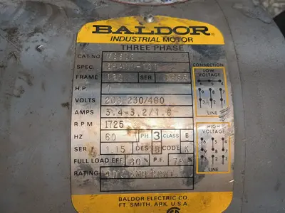 Used BALDOR RELIANCER M3603 Motors (misc) Ohio US | HGR 24 #1446037