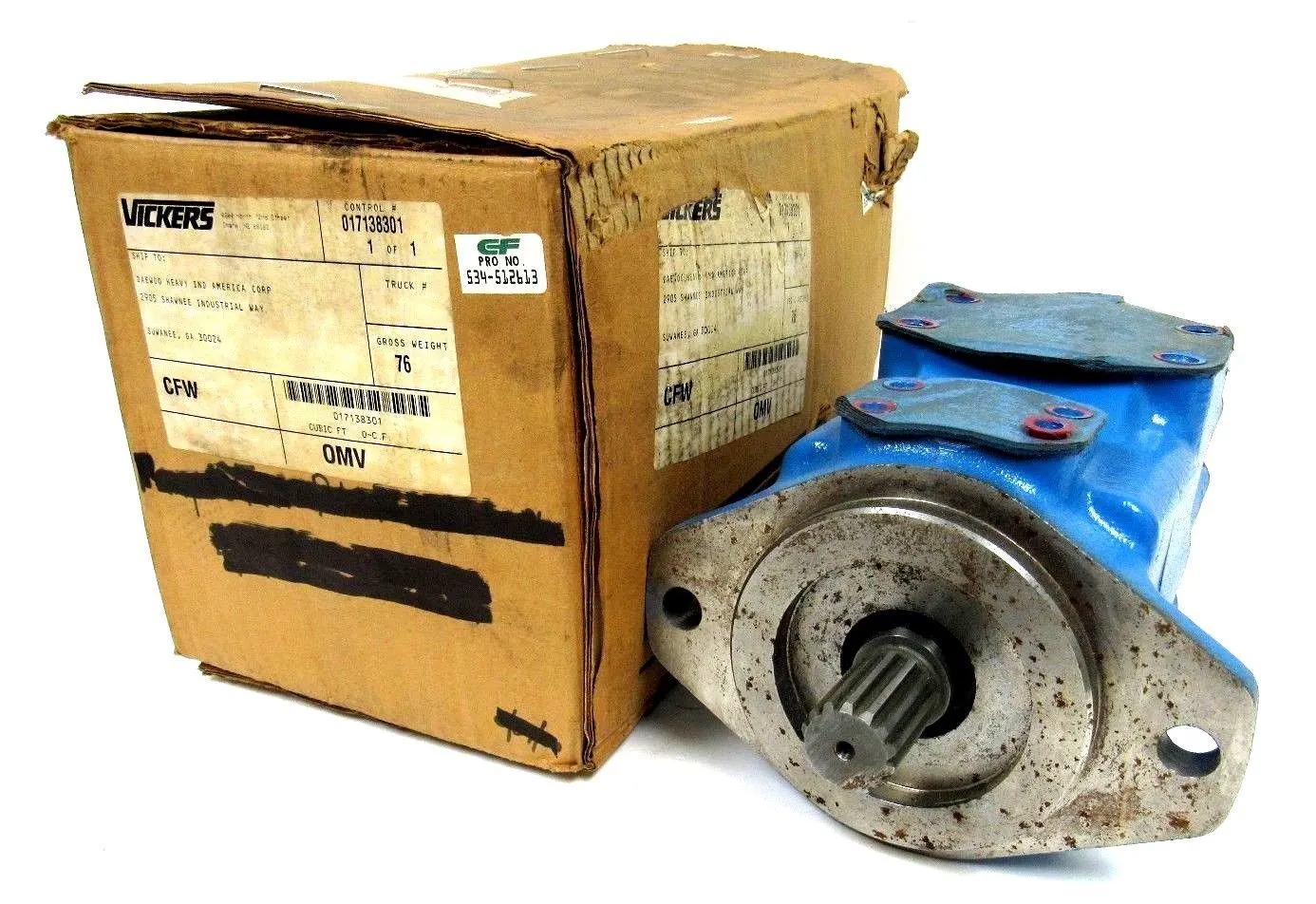 NEW VICKERS F3-3520VQS30AM5 PUMP F33520VQS30AM5 297CC20L 2346858-7